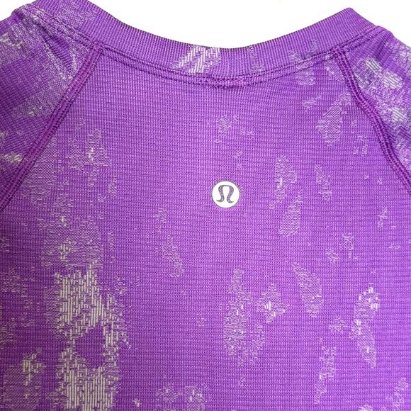 Lululemon Swiftly Tech Short Sleeve Shirt 2.0 *Shadow Bloom Moonlit Magenta - Picture 6 of 7